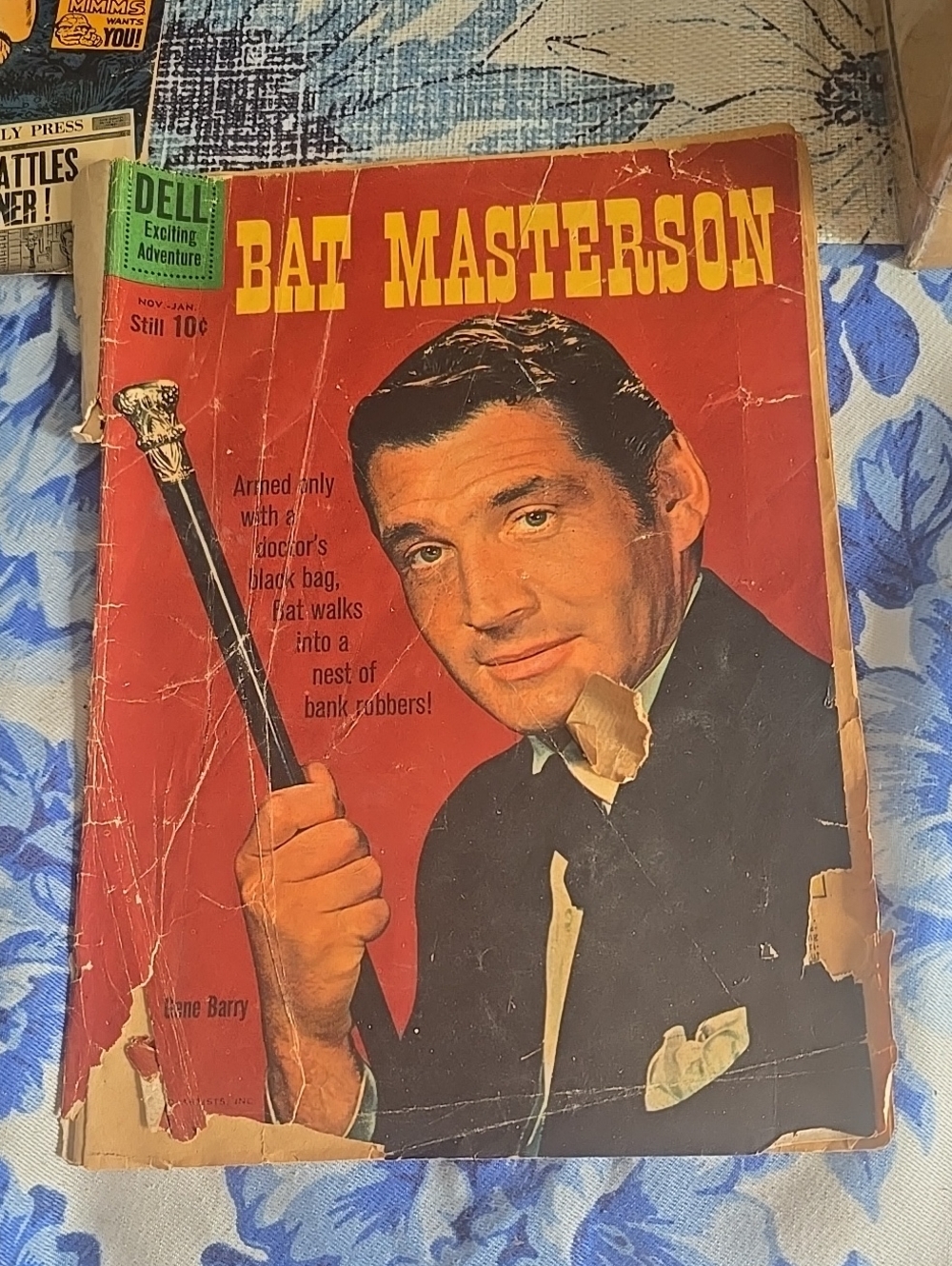 Bat Masterson #5 1961-Dell-Gene Barry Comic As Is